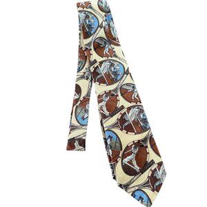 Vintage BROOKS BROTHERS MAKERS Tennis Men's Neck Tie Silk